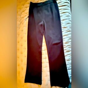 Misook Elegant Black Women's Knit Straight Pull-on Pants, XS